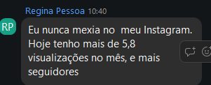 Regina: mais de 5,8 mil visualizações no mês